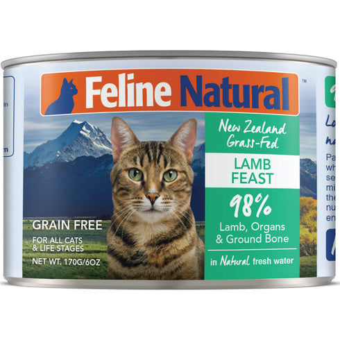 Feline Natural Lamb Feast Canned Cat Food 6oz - Poudre Pet and Feed Supply